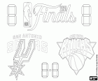 Pintar Spurs - Knicks, Finals de l'NBA 2026