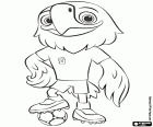 Pintar Clutch, mascota de la Copa del Món dels