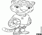 Pintar Zayu, mascota Copa del Món Mèxic 2026