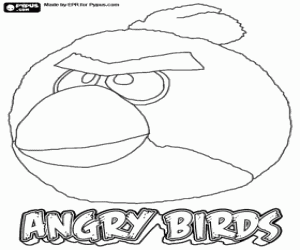 Pintar Red Bird, un ocell Angry Birds