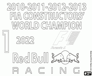 Pintar Red Bull Racing, campió de F1 2022