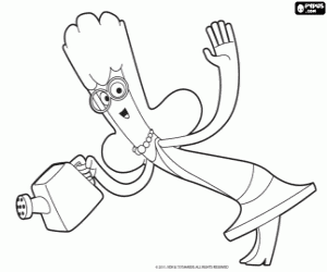 Pintar La Reina de Jammbo al jardí