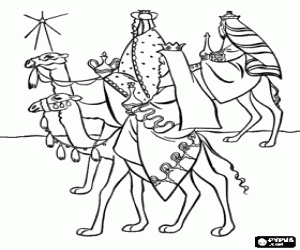 Pintar Els Reis Mags i l'estrella