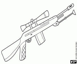 Pintar Un rifle de franctirador