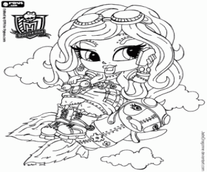 Pintar Robecca Steam, Monster High Baby