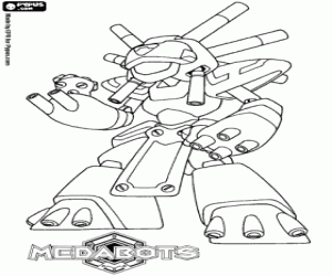 Pintar Un robot de Medabot, Warbandit