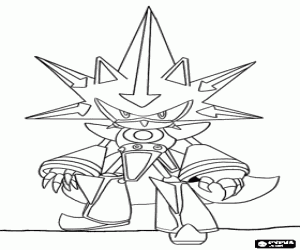 Pintar Un robot de Sònic, Neo Metal Sonic