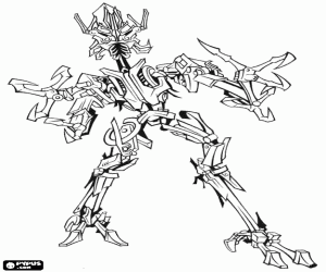Pintar Robot Transformer amb ganivetes
