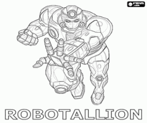 Pintar Robotallion és un bakugan robot