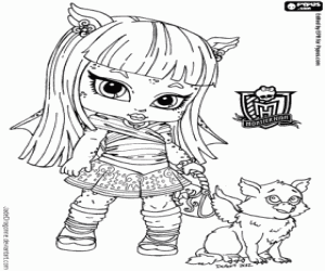 Pintar Rochelle Goyle, Monster High Baby