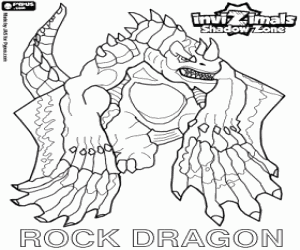 Pintar Rock Dragon, Invizimals Shadow Zone