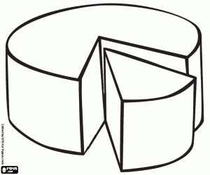 Pintar Una roda de formatge Gruyère