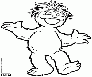 Pintar Rosita ballant, Sesame Street