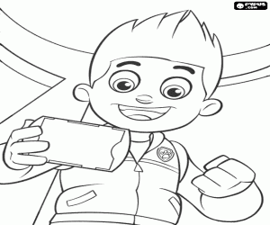Pintar Ryder, el noi de Paw Patrol