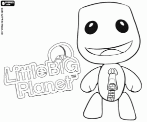 Pintar Sackboy, personatge de LittleBigPlanet