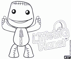 Pintar Sackboys, LittleBigPlanet