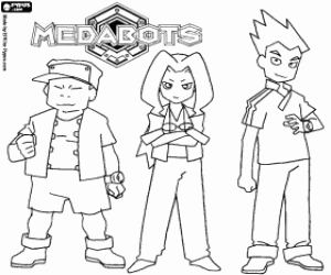 Pintar Samantha, Sloan i Spike, Medabots