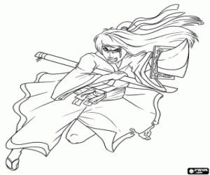 Pintar Samurai en una lluita