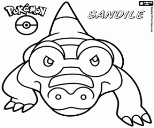 Pintar Sandile, Pokémon