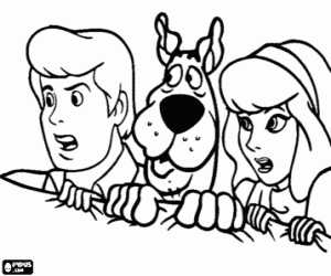 Pintar Scooby-Doo, Fred i Dafne
