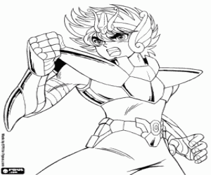 Pintar Seiya de la constel·lació de Pegàs