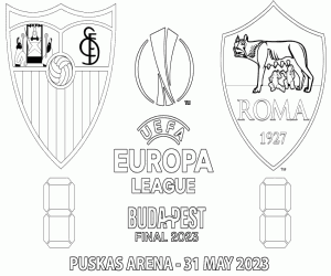 Pintar Sevilla-Roma, UEFA Europa League