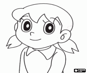 Pintar Shizuka, personatge de Doraemon