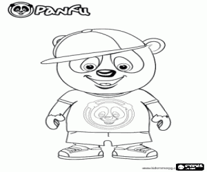 Pintar Simpàtic ós panda hip-hop de Panfu
