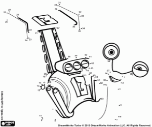 Pintar Skidmark, cargol per unir punts