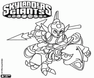 Pintar Skylander Fright Rider