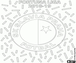 Pintar Slavia de Praga, campió 2018-2019