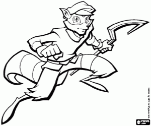 Pintar Sly Cooper, l'astut lladre
