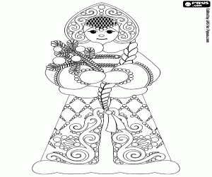 Pintar Snegurochka, una tradició eslava