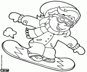 Pintar Snowboard