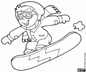 Pintar Snowboarder