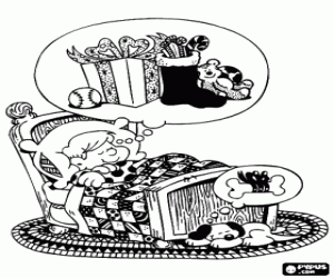 Pintar Somnis de regals de Nadal