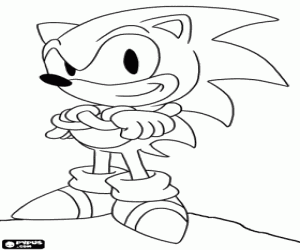 Pintar Sonic l'eriçó del videojoc