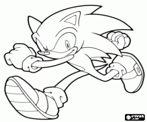 Pintar Sonic, la mascota de Sega