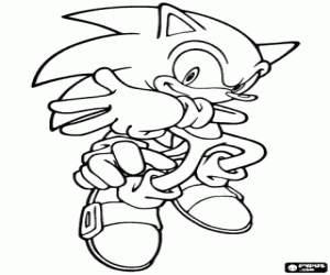 Pintar Sonic, un heroi de videojocs