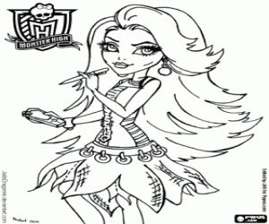 Pintar Spectra Vondergeist, Monster High