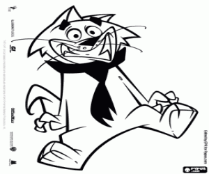 Pintar Spook, el gat amb la corbata