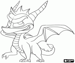 Pintar Spyro, un jove drac