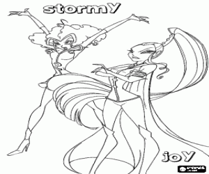 Pintar Stormy i Joy, Winx Club