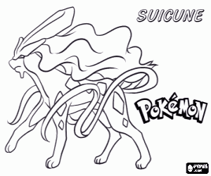 Pintar Suicune, Pokémon