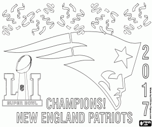 Pintar Super Bowl New England Patriots