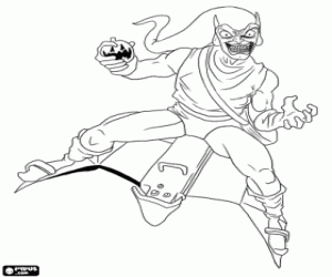 Pintar El super villà Follet Verd