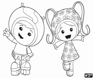 Pintar Els superherois Umizoomi