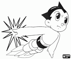 Pintar Els superpoders d'Astro Boy