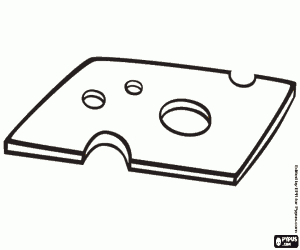 Pintar Tall de formatge emmental