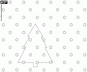 Pintar Targeta de Nadal, avet i neu